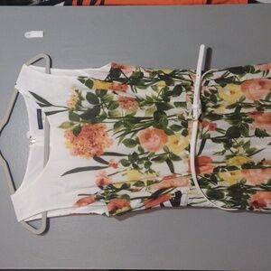 Tommy Hilfiger fit-and-flare belted Dress Size 14 floral print